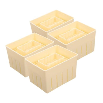 4pcs Cheese Press Tool Home Cheese Pressing Tool Diy Tofu Press Tofu Mould Strong Maker