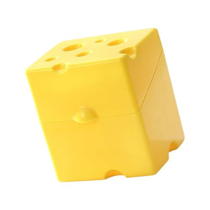 Cheese Block Storage Box with Lid Food Preservation Case Crisper Container for Picnics and Gatherings