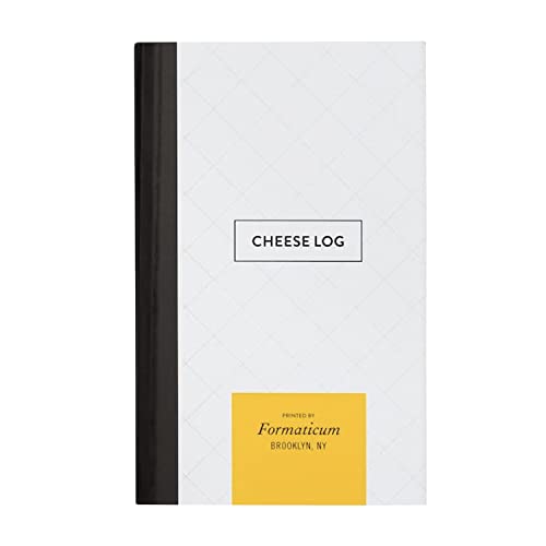 Formaticum Cheese Log & Pocket Journal - Must Have for Cheese Lovers for Making Cheese Notes and Journaling - Space for 55 entries - Cheese Book Measures 6 by 3.75 inch - style: QTY 1