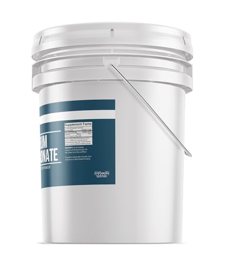 Calcium Carbonate Powder 5 Gallon Bucket, Limestone Powder, Toothpaste Additive (640 Ounce) - size: 640 Ounce (Pack of 1)