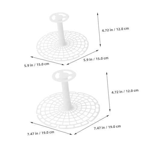 COLLBATH 2pcs Practical Pickle Jar Press Plate Fermentation Jar Weight Reusable Presser for Pickle Canning Grabber Tool Wide Mouth Accessory