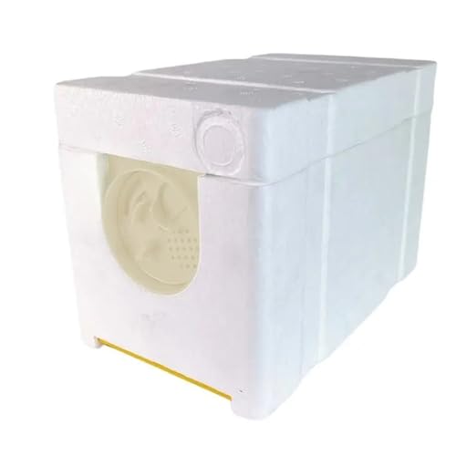 Nuc Box for Bees Queen Bee Breeding Box Beekeeping Mating Hive Box Bee King Incubator Bee Mating NUC Hive Queen Rearing NUC Beehive Beekeeping(White Door) - color: White Door