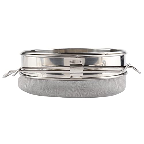Stainless Steel Honey Strainer Double Layer Sieve Mesh Filter Screen for eeping Equipment Extract Tools Debris Filter