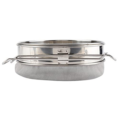 Stainless Steel Honey Strainer Double Layer Sieve Mesh Filter Screen for eeping Equipment Extract Tools Debris Filter