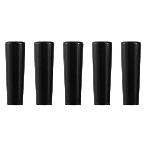 MRbrew 5 PCS Plastic Beer Tap Handle, Black Beer Faucet Handle for Commercial Standard American 3/18" Threading fit Bars, Restaurants, Home Bars, Weddings, Parties or Home Brewing Setups - size: 5 Pieces