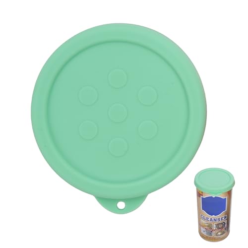 Silicone Powder Cleanser Lids Compatible with Bar Keepers Friend 12 oz & 21 oz Silicone Cover fit for Comet, Ajax Powder Cleanser to Keep Dry, 1 Packs, Cyan - color: Cyan