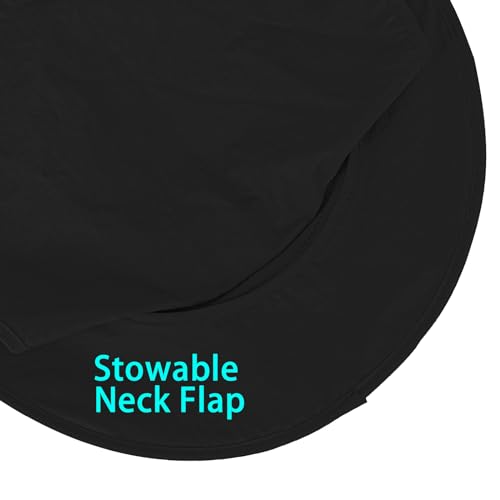 Sun Hats for Men Women Fishing Hat UPF 50+ Breathable Wide Brim Bucket Hats Summer UV Protection Safari Hat with Neck Flap - color: Black