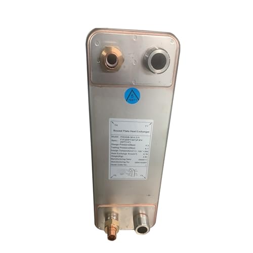 Female Thread Plate Wort Chiller Version 0.78m2 Heat Transfer 30 Plates SUS304 Stainless Steel Brazed Plate Heat Exchanger