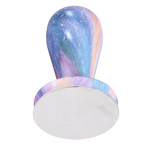 58mm Coffee Tamper, Star-Style Coffee Powder Press with Frosted Handle, Stainless Steel, Food-Grade, for Professionals and Beginners