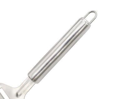 1pcs Stainless Steel Hangable Cheese Knife Heavy Duty Plane Cheese Cutter, Semi-Hard Cheese,Server for Semi-Soft (Silver)