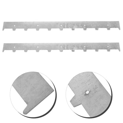 Luxshiny 2pcs Beekeeping Frame Spacers Metal Hive Frame Ends Strips for Beehive Box Anti-Rotation Hive Management Tool for Beekeeping Supplies