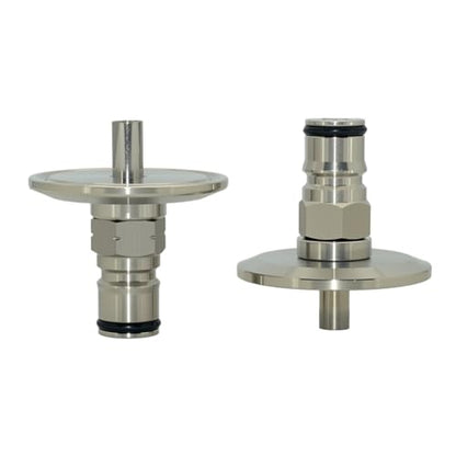 VARMHUS 1.5 Inch Tri Clamp to Ball Lock Post, SS304 Sanitary Beer Fitting 50.5mm OD Ferrule for Conical Fermenter Pressure Transfer Homebrew Kegging