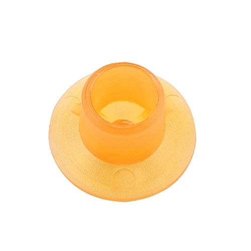 BRRNOO Beekeeping Supplies, 50 Pack Plastic Queen Grafting Cells for Beekeepers Reusable Hive Management Tools for Apiculture, 0.74 x 0.63 Inches, Orange
