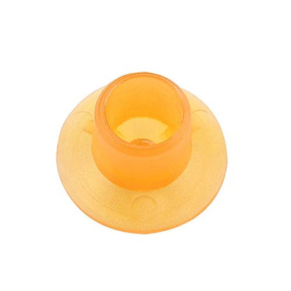 BRRNOO Beekeeping Supplies, 50 Pack Plastic Queen Grafting Cells for Beekeepers Reusable Hive Management Tools for Apiculture, 0.74 x 0.63 Inches, Orange