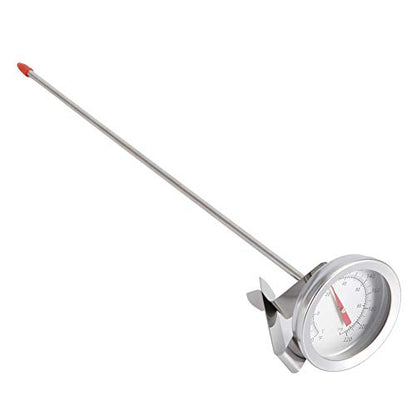 Beer Thermometer, Homebrew Kettle Clip On Thermometer, Long Cooking Thermometer, Dial Thermometer for Wine Beer