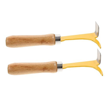 2pcs Elbow Knife Bee Hive Hand Tool Beekeeping Equipment for Bee Hive Scraper