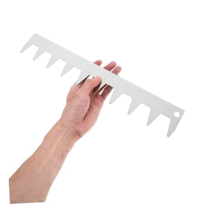 Hemoton Beehive Frame Spacer Tool Stainless Steel Deck Spacer for Beekeeping Equipment Optimal Frame Organization Stability for Honeycomb Formation Beekeeping Tool