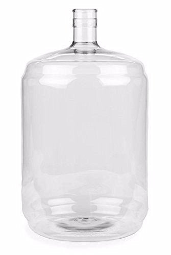 FastRack 6 Gallon Carboy (PET) | Clear Plastic Fermenter & Fermentation Jar | Food Grade BPA-Free Wine Carboy 6 Gallon for Beer Brewing, Wine Making Supplies, Storage & Home Brewing Kit - 1 Pack