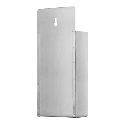 New Star Foodservice 13 Inch Stainless Steel Bottle Cap Catcher, 18/8 Wall Mount Beer Cap Holder for Bars, Restaurants, Breweries, and Home Bars