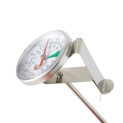 VIA CREMA Milk Frother Jug Thermometer | For Coffee Machine, Milk Frothing Pitcher