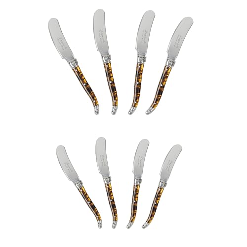 French Home Laguiole 8-Piece Tortoise Shell Spreader Set - style: Tortoise Shell