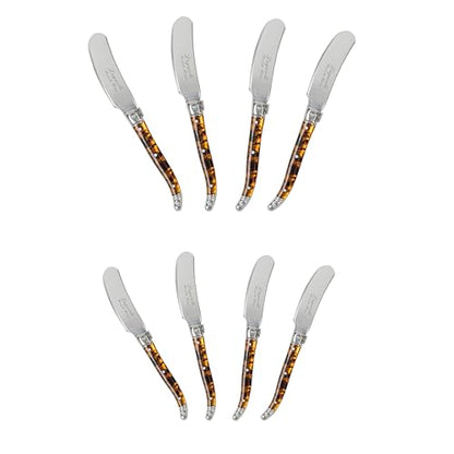 French Home Laguiole 8-Piece Tortoise Shell Spreader Set - style: Tortoise Shell