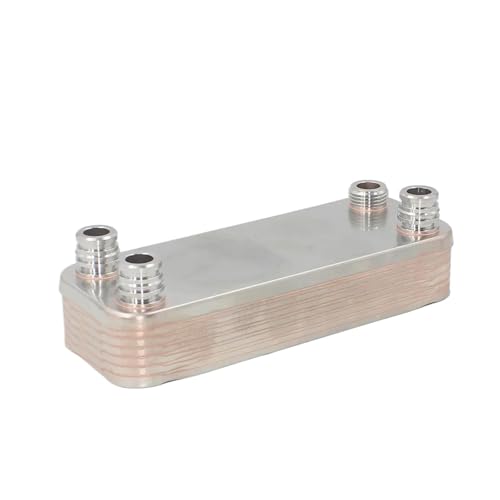12 Plate Heat Exchanger Beer Wort Chiller Cooler Stainless Steel for Cooling