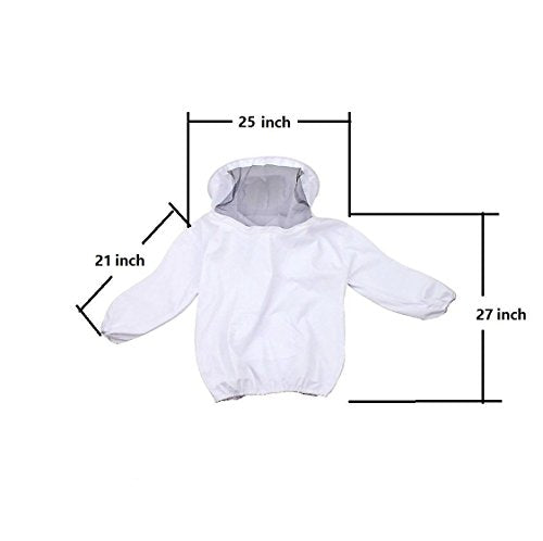 Professional Beekeeper Suit (Jacket, Pants, Gloves) Beekeeping Suit Bee Suits for Men Women - size: Adult-L