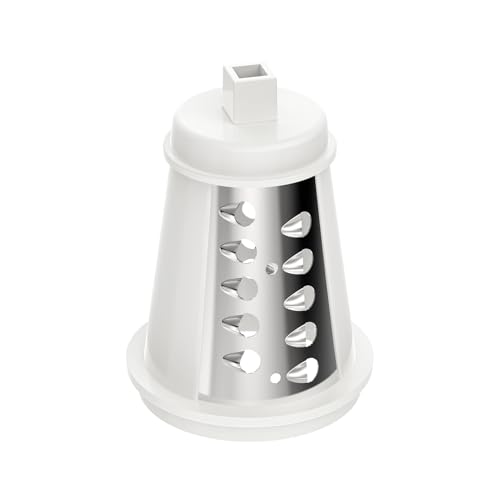 Shred Cone for Presto Regular Salad Shooter Models 02910 02980, Cheese Grater Replacement Parts for Shredding Cheese, Vegetables and Fruits (Square Plug)