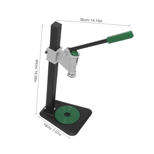 Housoutil Manual Bench Bottle Capper, Heavy Duty Metal Lever Beer and Soda Bottle Capping Tool with Adjustable Height 7.8"-18.3", Home Brew Table Crown Capper for Bottling