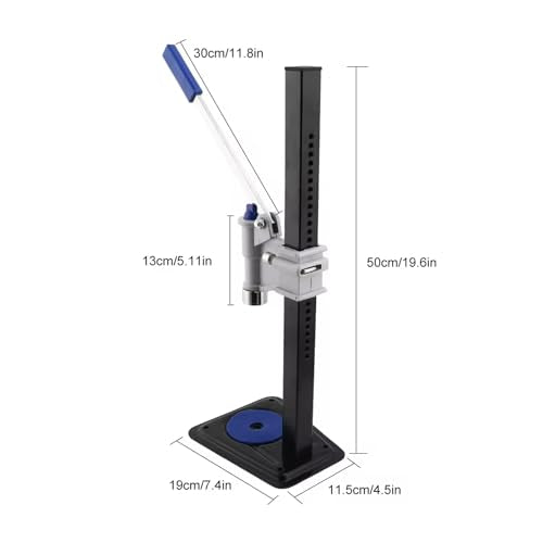 TsoLay Manual Perfume Press Capping Machine, Professional Bench Beer Bottle Capper with Non-Slip Base, 100-500mm Adjustable Height, for Homebrew Soft Drinks Homebrew Beer and Beverages
