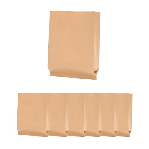 MYUBWTF 100 Pack Breakfast Paper Bags Deli Bags, 8 x 6 inch Kraft Dry Wax Paper Sandwich Bags, Waterproof & Grease-proof Paper Bags - color: 6*8IN