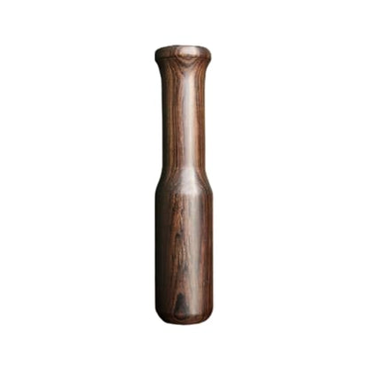 Solid Wood Sauerkraut Pounder, Manual Non-Slips Wooden Masher, Vegetable Fermentation Tampers, Ergonomic Handle Wooden Pickle Packing Tool, Crusher Tool for Cabbage Kimchi Vegetables (Coffee) - color: Coffee