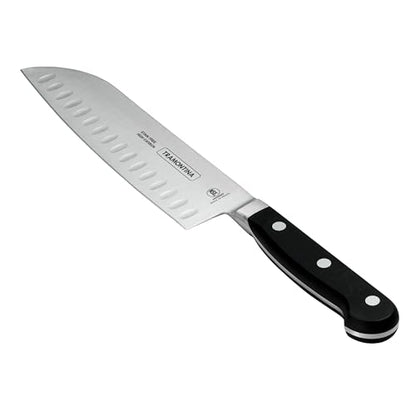 Tramontina Pro Series Forged 7-Inch Santoku Knife, Japanese Chef Knife - style: 7-Inch Santoku Knife