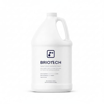 BRIOTECH Sanitizer Disinfectant Hypochlorous, Kill 99.99% of Viruses & Bacteria, Control Mold, Eliminate Odor, Gentle for Nursery & Play Rooms, Food Contact Surface Sanitizer, 1 Gallon Refill - size: 128 Fl Oz (Pack of 1)