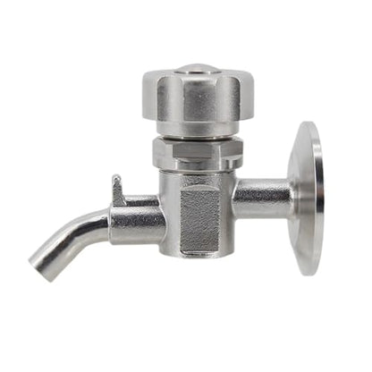 1.5"TC Sample Valve 304 Stainless Steel Sanitary Clamp Brewing Homebrew Conical Fermenter(B) - size: B