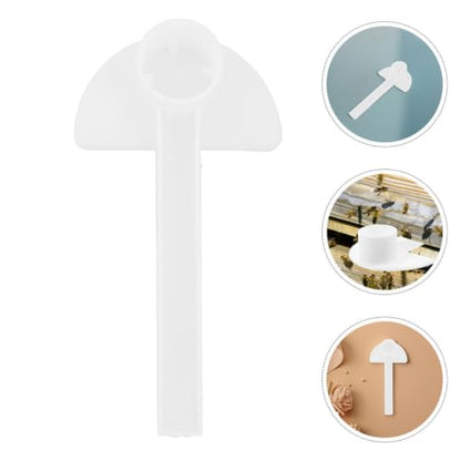 Alasum 10pcs Bee Water Feeding Tools for Beekeeping, Plastic Beehive Feeder Station with Convenient and Practical Design for Farm and Home Beekeeping