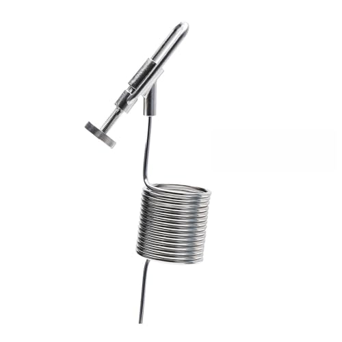 1.5" TC Sample Valve Sampling Coil 304 Stainless Steel Conical Fermenter Accessories 1pc(Sample Coil 15 Turns) - size: Sample Coil 15 Turns