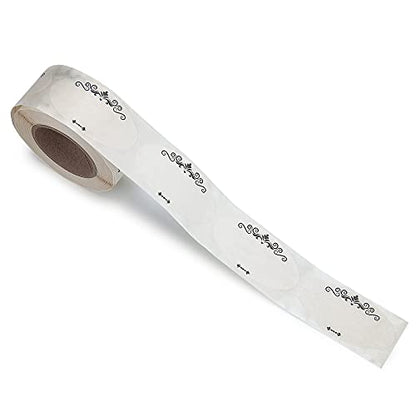 L LIKED 250 Dissolvable Food Labels,1 1/8x2 1/4 in Ball Dissolvable Canning Labels for Mason Jars,No Residue
