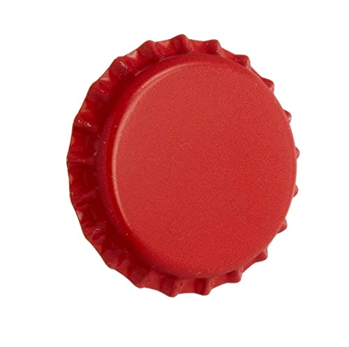 North Mountain Supply Beer Bottle Crown Caps - Red - Oxygen Barrier - 10,000 Count