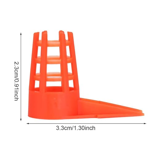 20Pcs Queen Bees Cages Opening Bees Queens Cage Protective Cell Beekeeping Rearing Cup Protective