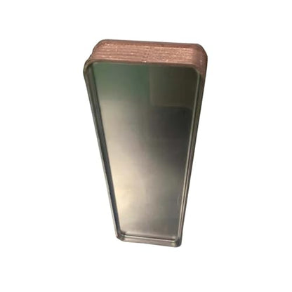 Female Thread Plate Wort Chiller Version 10 Plates Brazed Plate Heat Exchanger, Stainless Steel Heat Exchanger with 1/2'' BSPP Female Fitting
