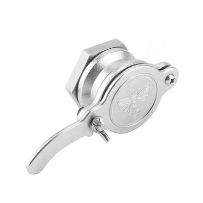 SEIWEI 1 Pack Honey Valve Tool Stainless Steel Honey Gate Honey Bucket Accesories Beekeeping Tool for Honey Extractor Bottling Pail, Easy to Install