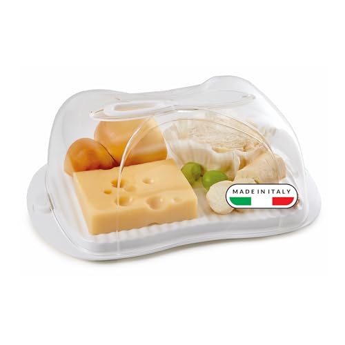 Snips Cheese Box | 3 Litres | Cheese Container | Food Container | White | Made in Italy | 0% Bpa