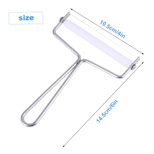 OUNONA 2Pcs Stainless Steel Efficient Cream Cutter Butter Scraper Multi Purpose Cheese Slicer Kitchen Tools for Baking Wall Mounted Design Silver