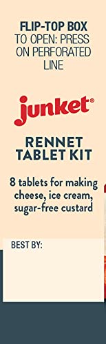 Junket Rennet Tablet Kit, 0.23 Ounces (Pack Of 12)