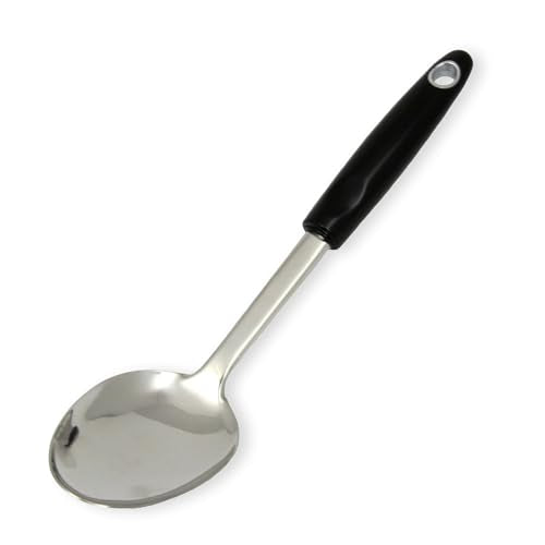 Chef Craft Select Heavy Duty Basting Spoon, 12 inch, Stainless Steel - size: 12 inch, style: Basting Spoon
