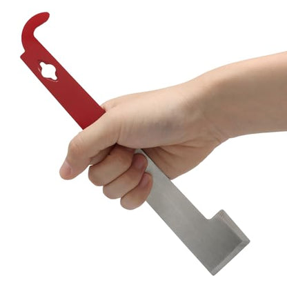 Hitefu 2 Pack Stainless Steel Bee Hive Scraper Tool, 10.5" J Hook Frame Lifter & Scraper for Beekeeping Equipment - style: J Hook