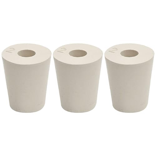 Home Brew Ohio #2 Drilled Rubber Stopper Set of 3