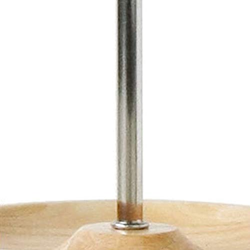 Wine Decanter Drying Stand with Silicone Head to Avoid Scratches 2-in1 Drying Decanter Stand Decanters Rack Holder with Drip Catching Base, Decanters and Wine Glass NOT Included(Size:Wooden)